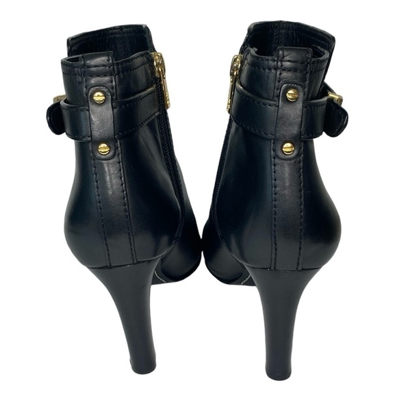 Tory Burch Black
Bristol Equestrian Calf
Leather Ankle Zip Bootie size 10M - Picture 6 of 14